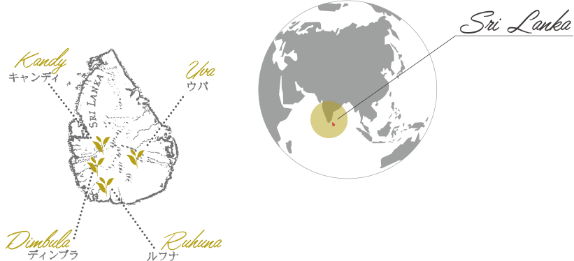 スリランカ地図
